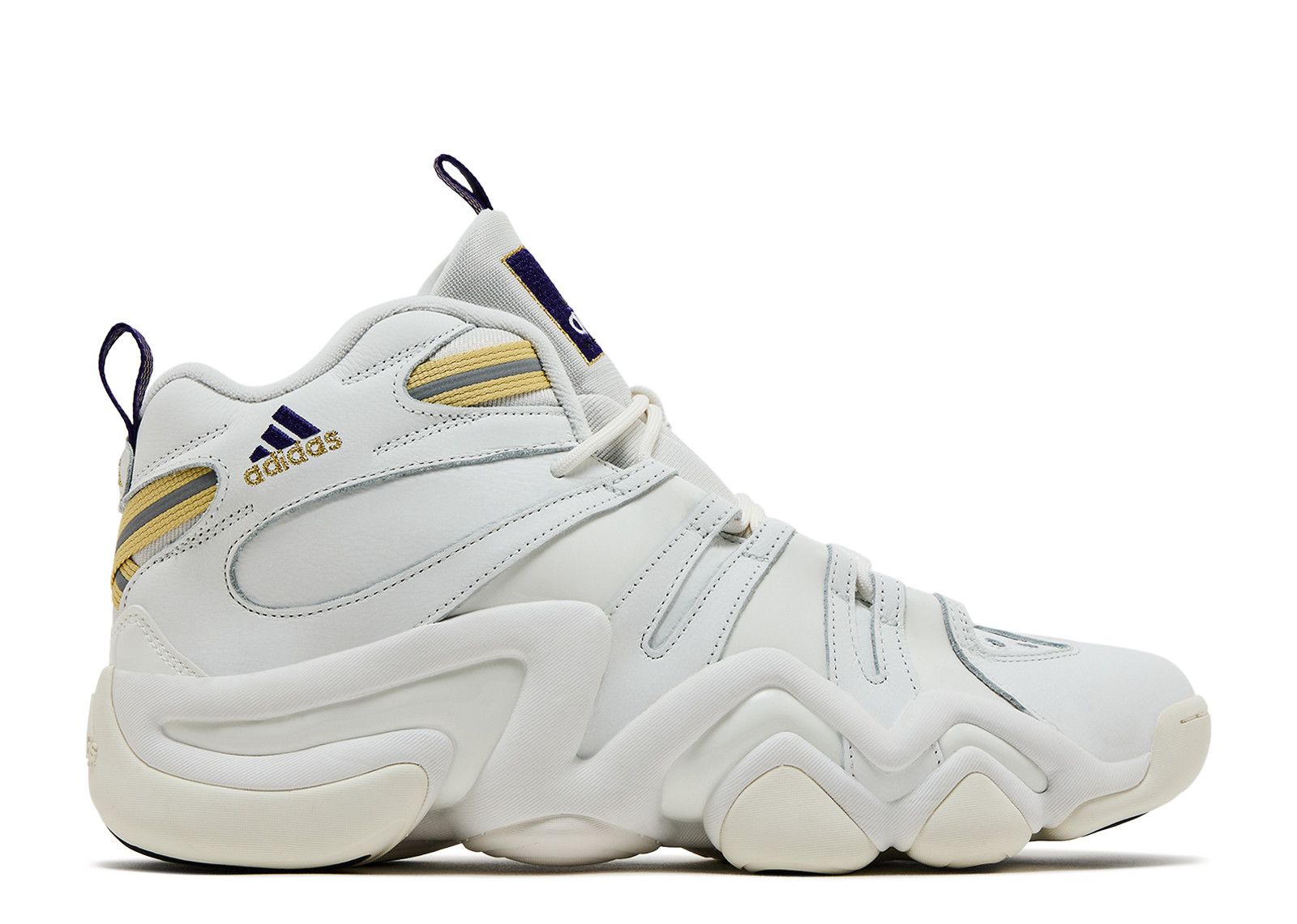 ADIDAS CRAZY 1 White Gold Lakers Kobe
Edition Size 8 Brand New Adidas Crazy 1 Lakers Home 2022 Kobe Bryant White Yellow  main image 3