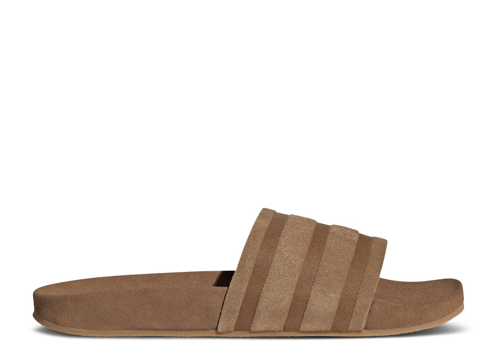 Adilette Slides 'Suede Pack Brown Desert' - Adidas - IG9298 - brown  desert/brown desert/gum | Flight Club