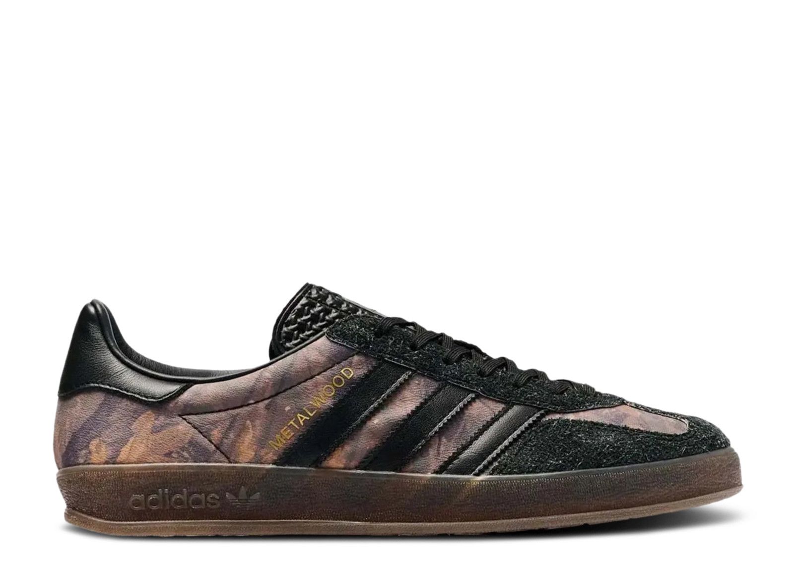 adidas x lwood Studio ☆ Gazelle Indoor ‘Camo’ Metalwood Studio X Gazelle Indoor 'Real Leaf Camo' - Adidas