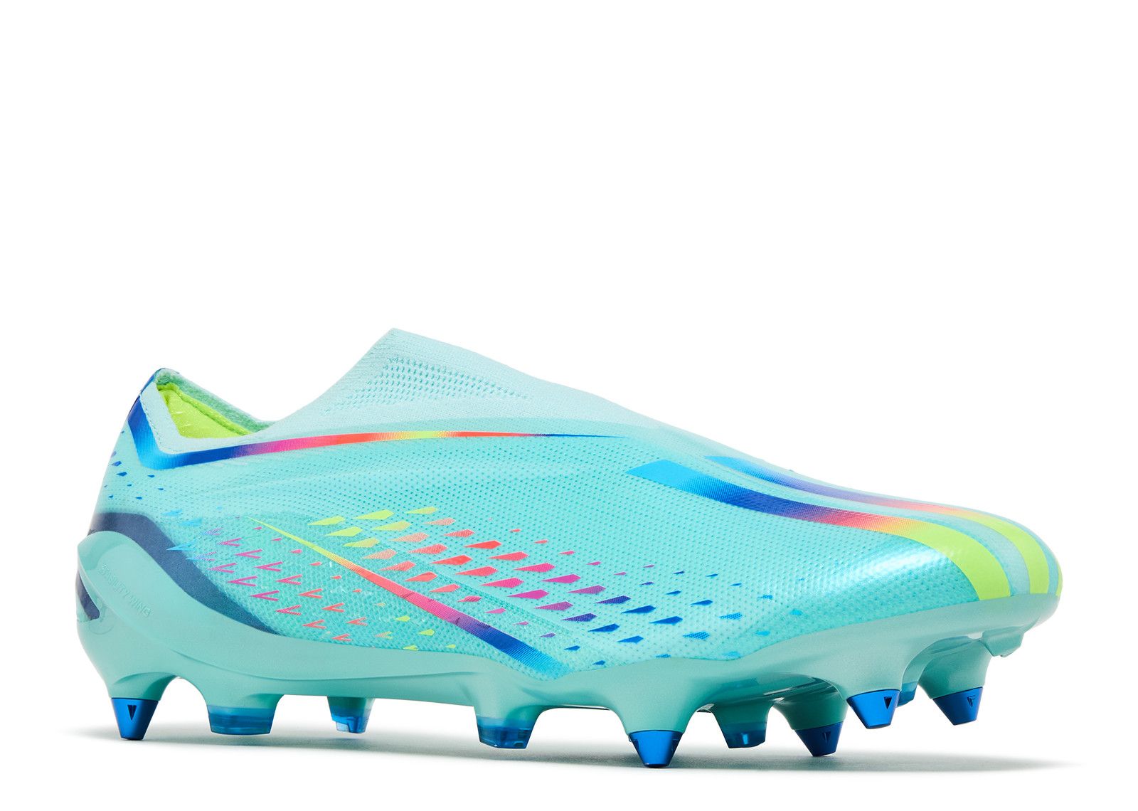 Adidas X Speedportal+ SG Al Rihla Clear Aqua Men\'s Size 7.5 / Wmns 8.5 GW8420 adidas X Speedportal+ SG Al Rihla Pack - Clear Aqua for Sale  main image 3