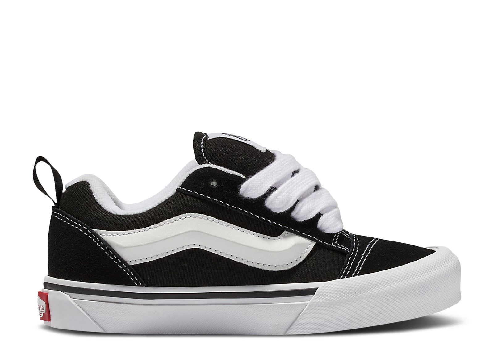 Knu Skool 'Black White' - Vans - VN0009QC6BT - black/true