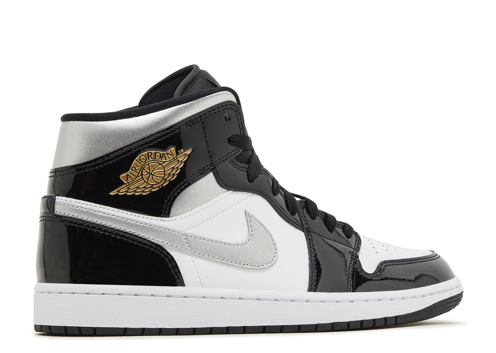 Jordan 1 Mid SE ‘Black White Metallic Silver’