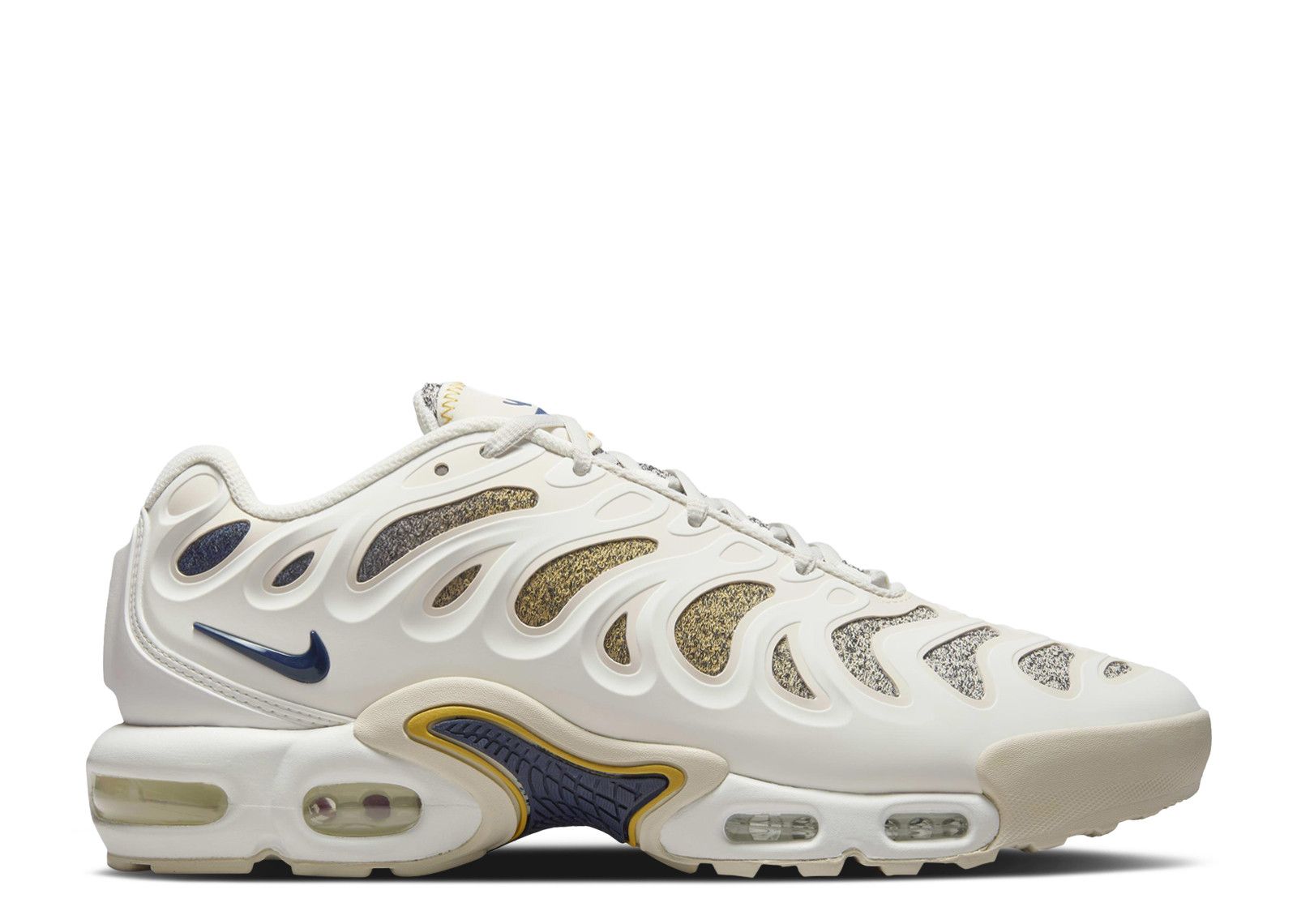 air max plus white navy gold