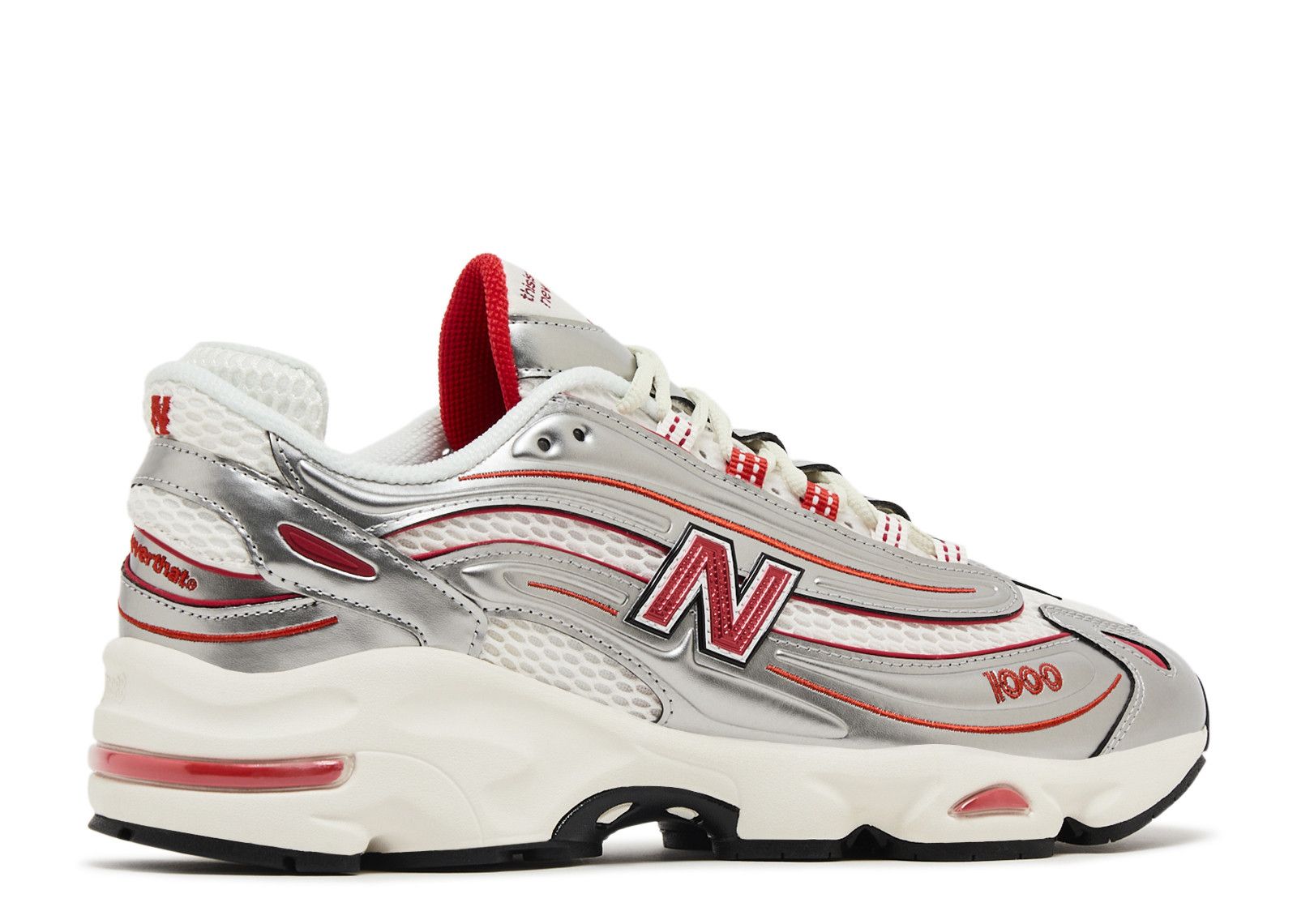 New Balance thisisneverthat x 1000 ‘Metallic Silver Red’
