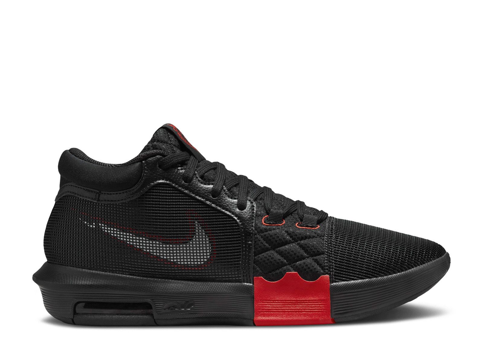 Nike LeBron Witness 8 Bred Black Red Men\'s Basketball sneaker Size 10 NEW in Box MENS NIKE LEBRON WITNESS VIII 8 BLACK UNIVERSITY RED SIZE  main image 4