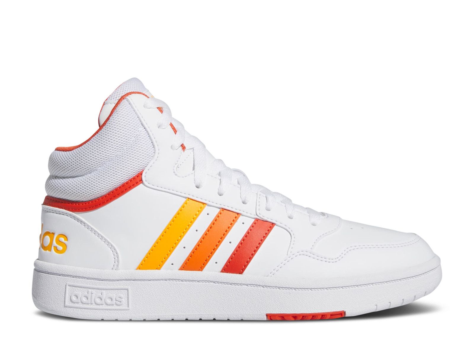 Adidas Hoops 3.0 Mid 'White Preloved Red Orange'