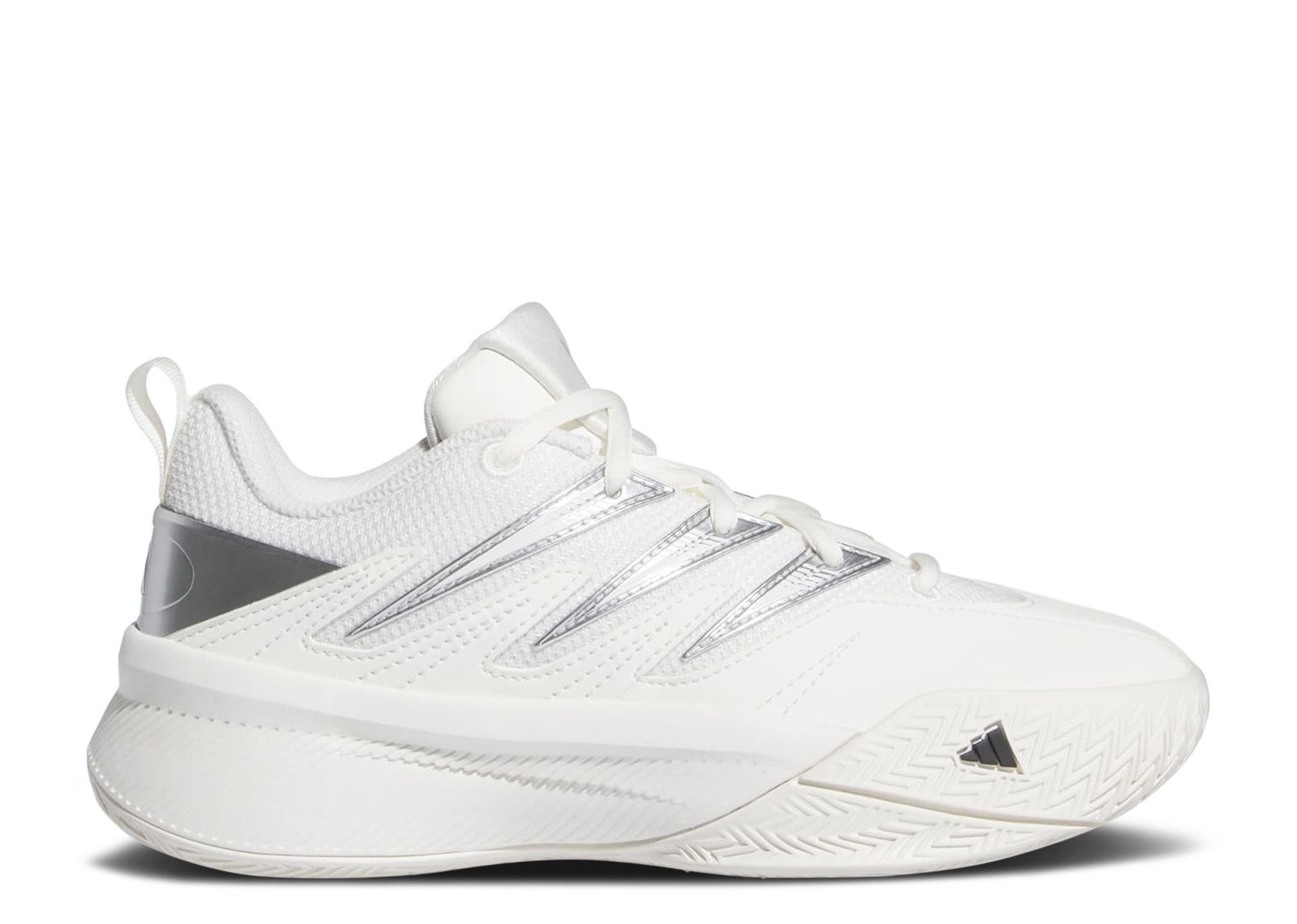Adidas Dame Certified 3 J 'White Silver Metallic'
