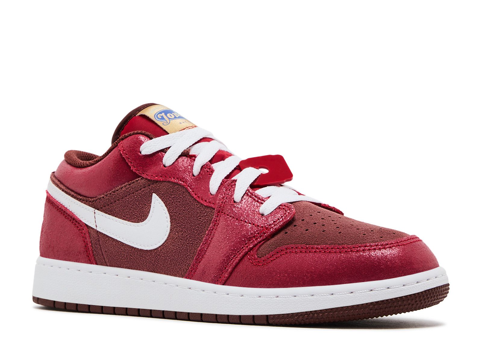 jordan 1 red quilt low