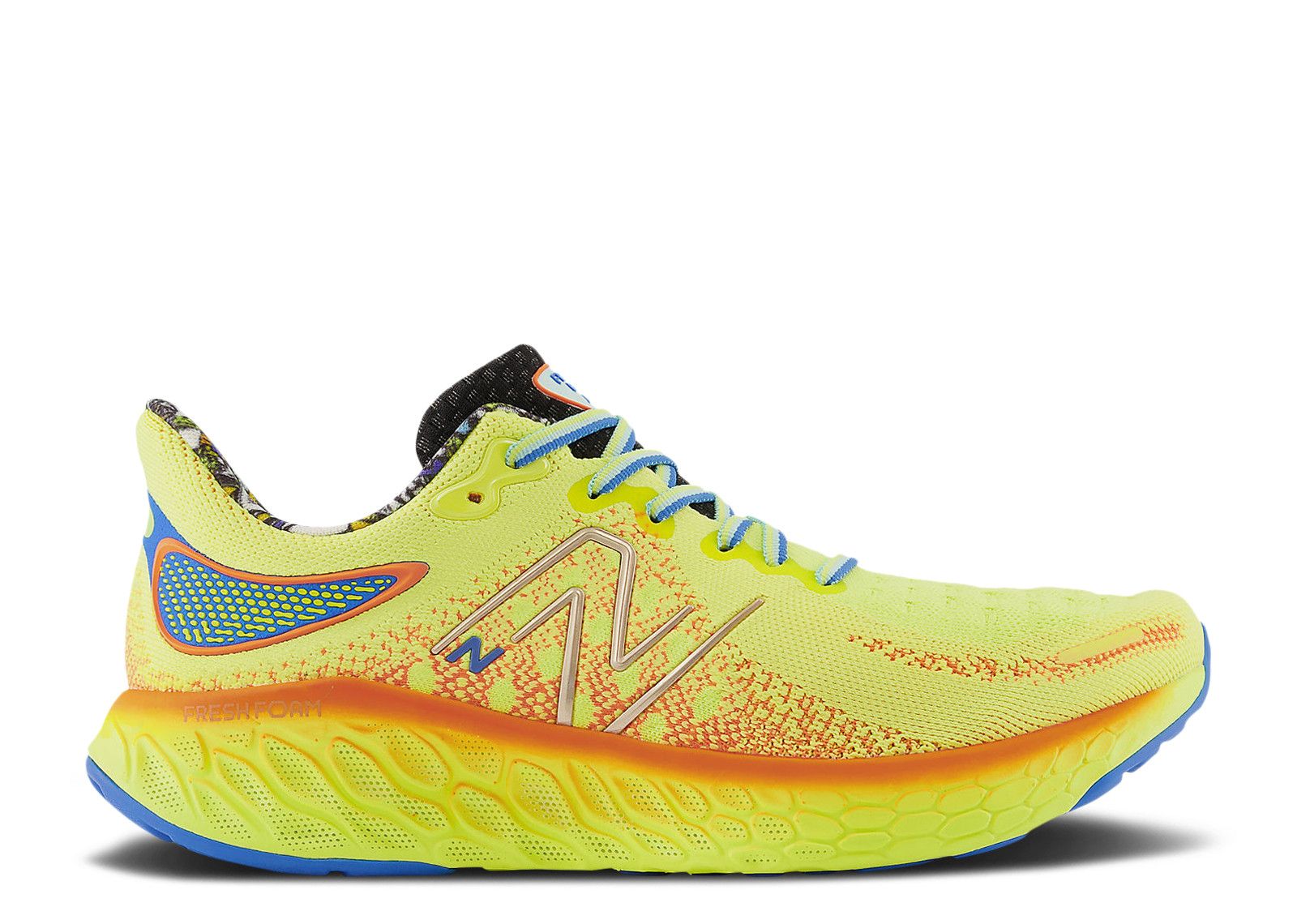 New Balance Fresh Foam X 1080V12 Lemonade Serene Blue Sneakers Size 13. new-balance-mens-fresh-foam-x-  main image 2