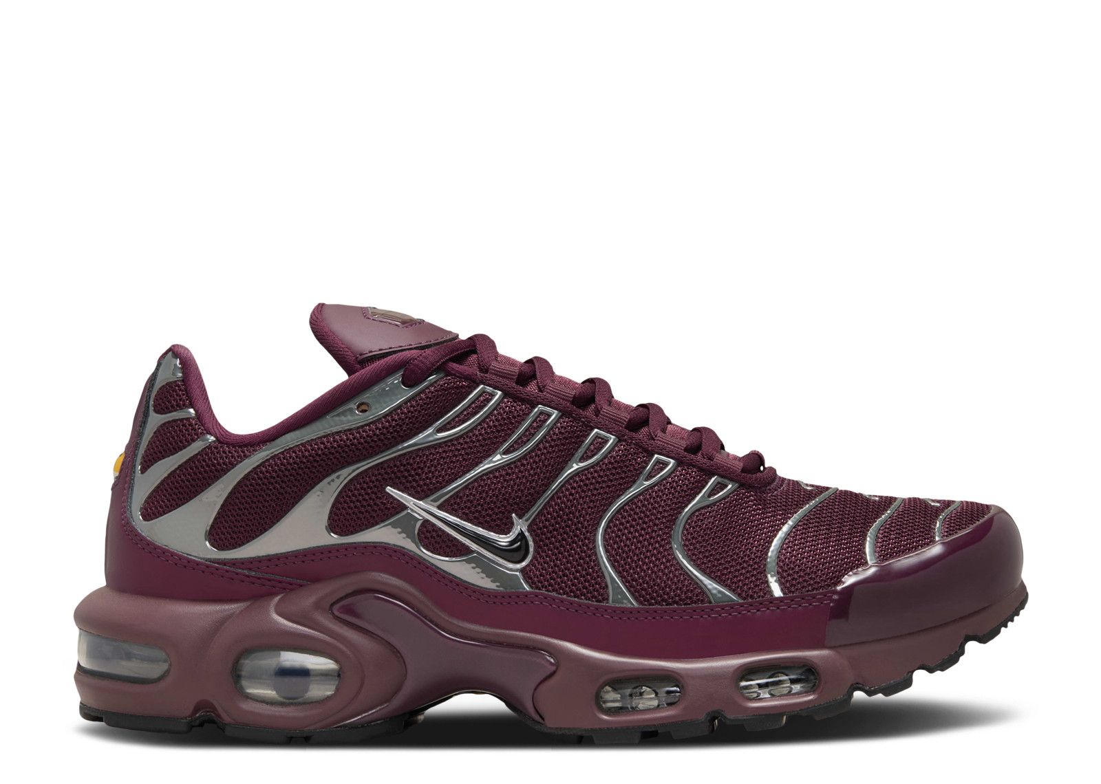 Wmns Air Max Plus SE Night Maroon Chrome Silver Nike HJ9743 600 night maroon dark team red metallic silver black Flight Club Japan