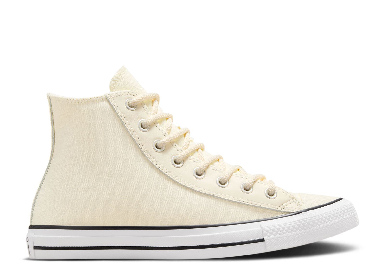 Chuck Taylor All Star High Leather Overlay Papyrus Converse A09515F egret papyrus white Flight Club