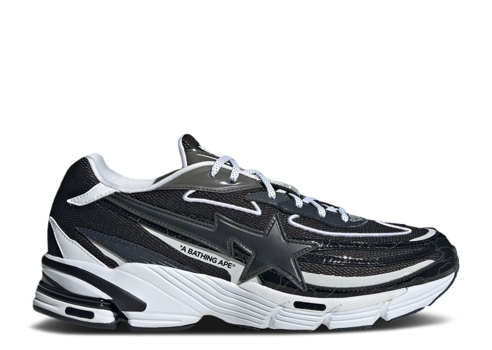 Adidas BAPE x Orketro 'Black Silver Metallic'