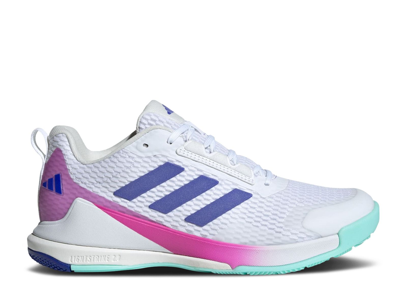 Adidas Wmns Novaflight 2 Indoor 'White Lucid Blue Semi Flash Aqua'