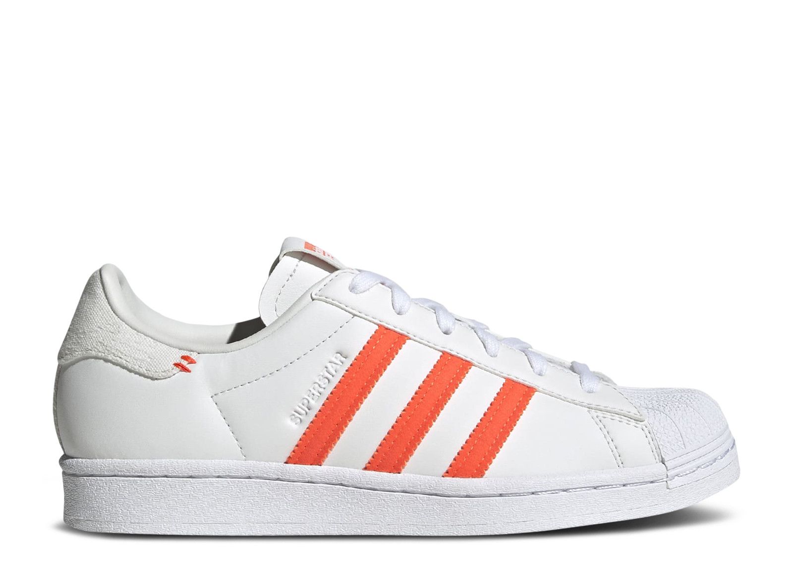 Wmns Superstar 'Crystal White Solar Red' - Adidas - GZ3451 - crystal  white/solar red/grey two | Flight Club