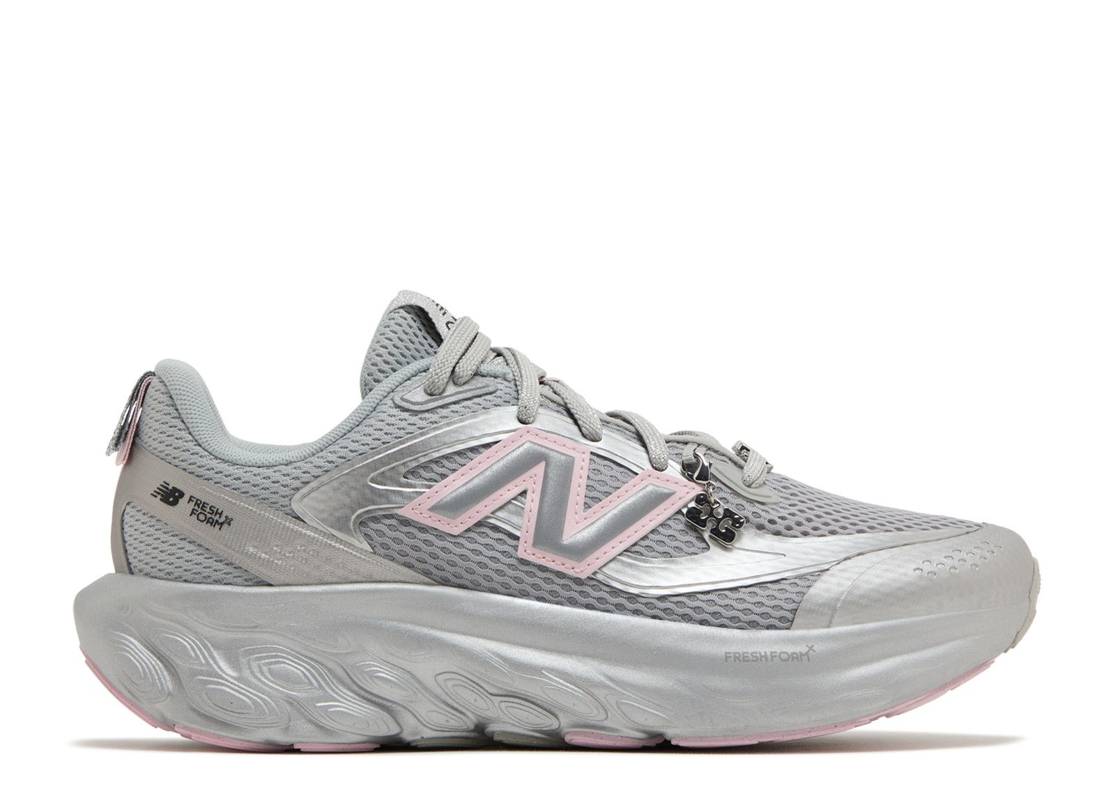 New Balance GANNI x Fresh Foam Trainer 'Silver Metallic Pink'