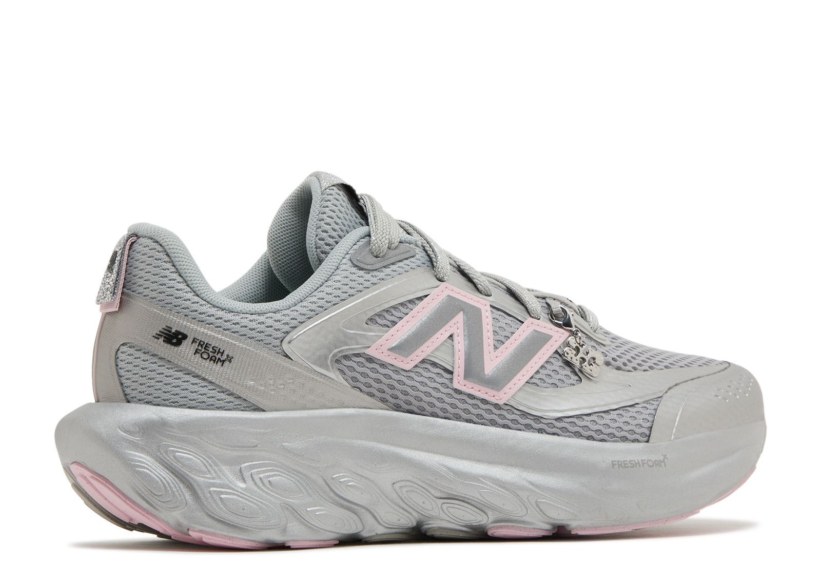 New Balance GANNI X Fresh Foam Trainer 'Silver Metallic Pink