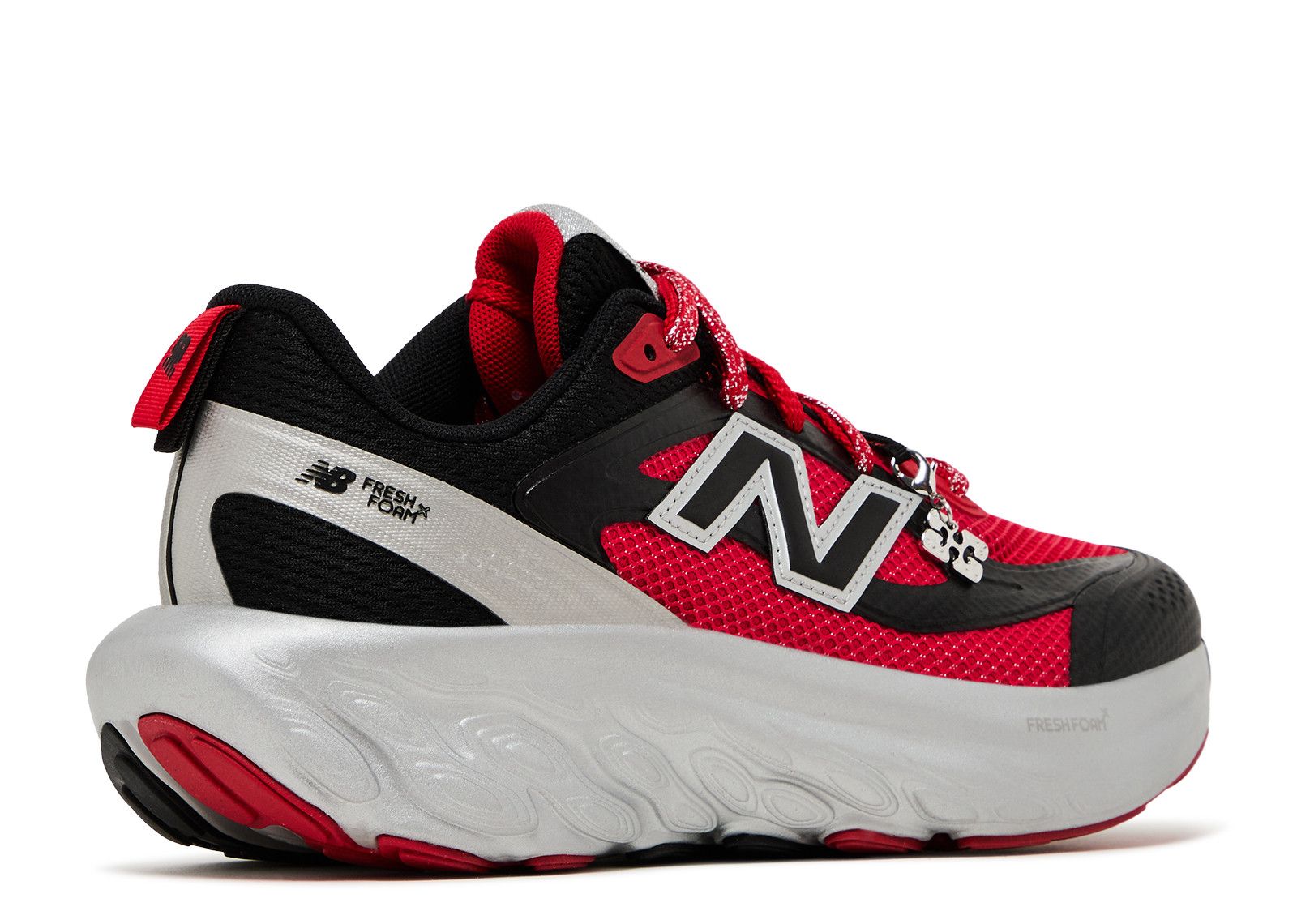 New Balance GANNI x Fresh Foam Trainer ‘Black Silver Metallic Red’