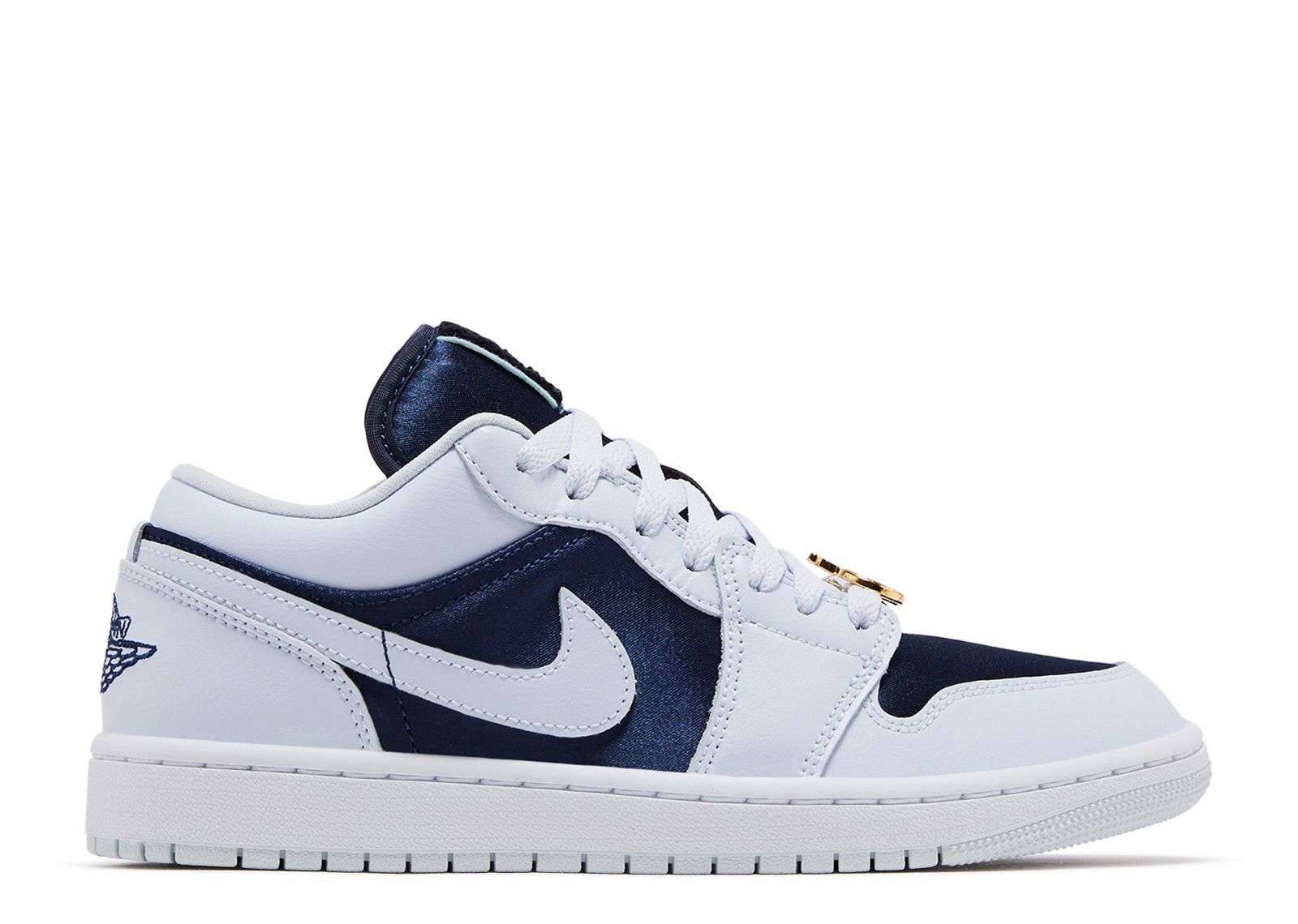 Wmns Jordan 1 Low SE 'Midnight Navy Gold Charms'