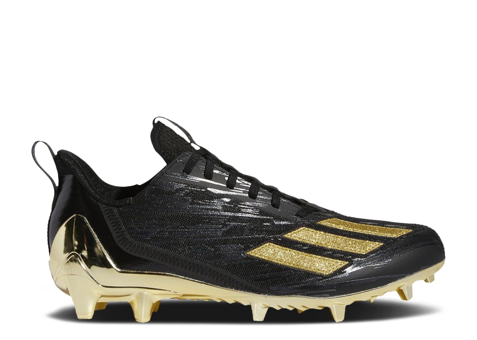 NEW Adidas Adizero Football Cleats GX4051 Size 9.5 Black Gold Adidas Adizero Football Cleats GX4051 Size | Mercari main image 3