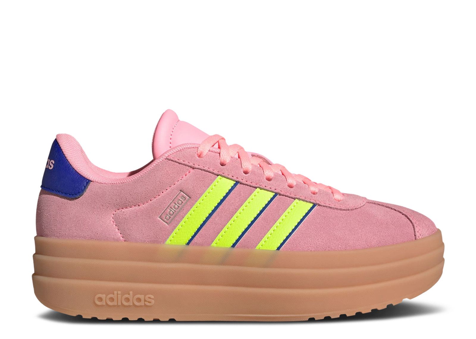Adidas VL Court Bold J 'Pink Spark Lucid Lemon Blue'