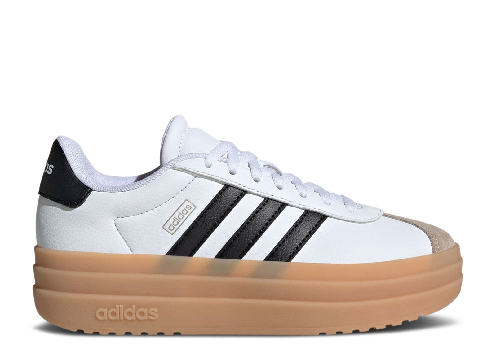 Adidas VL Court Bold J 'White Black Beige'