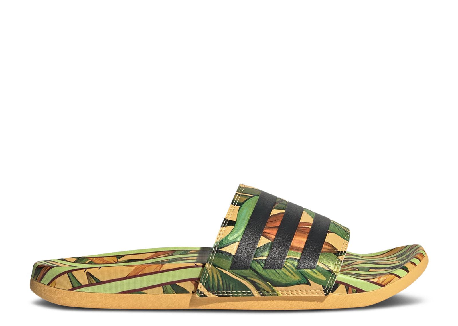 Adidas Wmns Adilette Comfort Sandal 'Semi Spark Tropical Print'