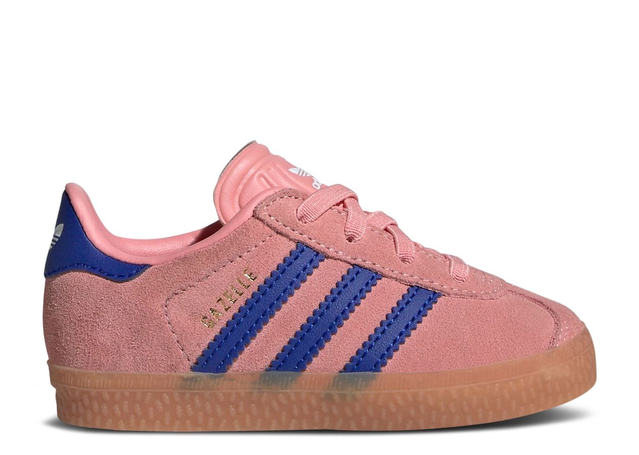 Adidas Gazelle Comfort Closure EL I 'Semi Pink Spark Lucid Blue'