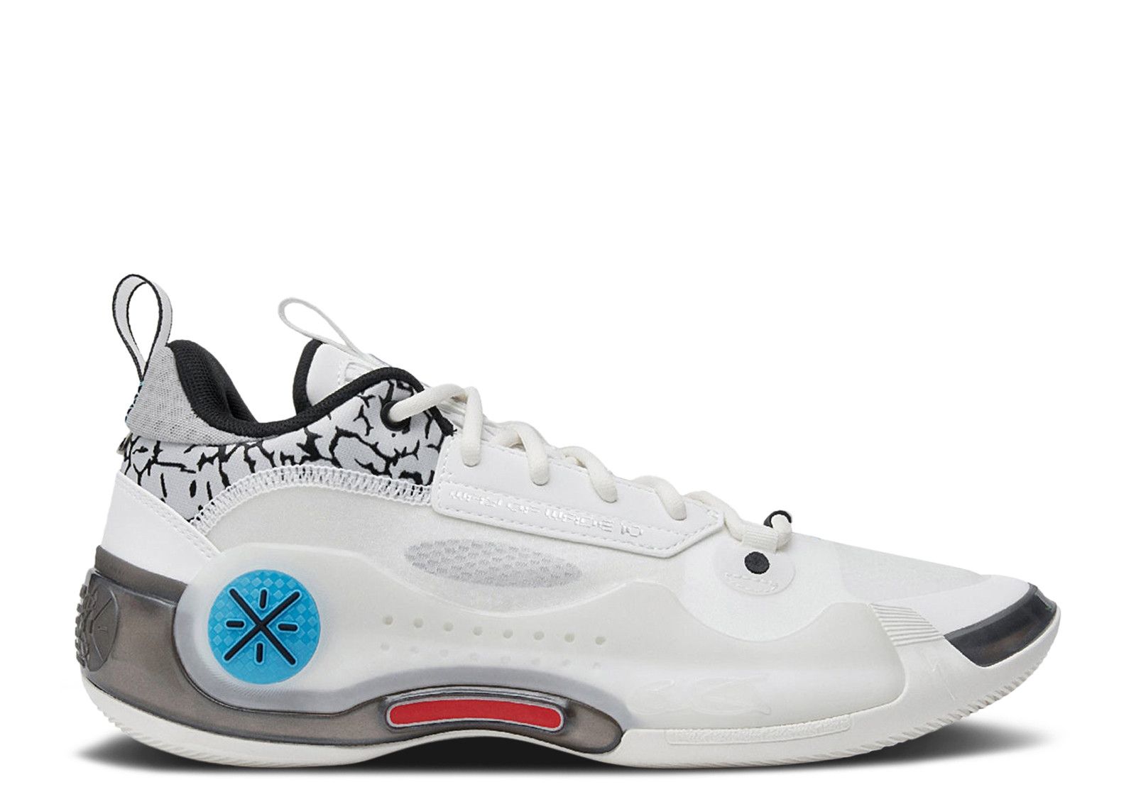 Way Of Wade 10 Low 'Black Flash' - Li Ning - ABAS083 18 - white