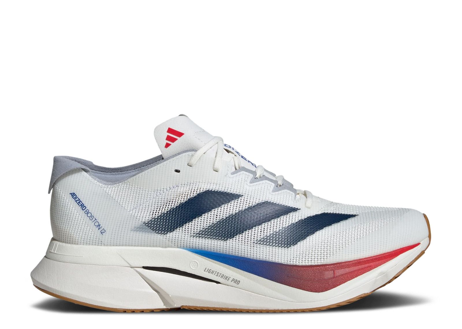 Adidas Adizero Boston 12 'White Dark Blue Pure Ruby'