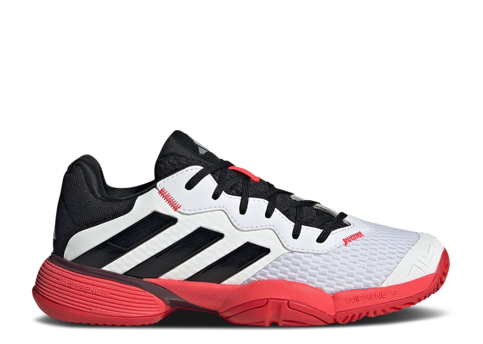 Adidas Barricade J 'White Black Lucid Red'