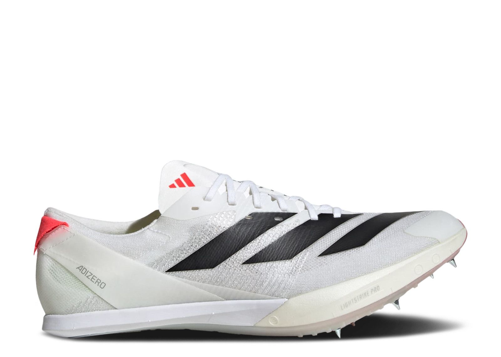 Adidas Adizero Finesse Spikes 'White Black Lucid Red'