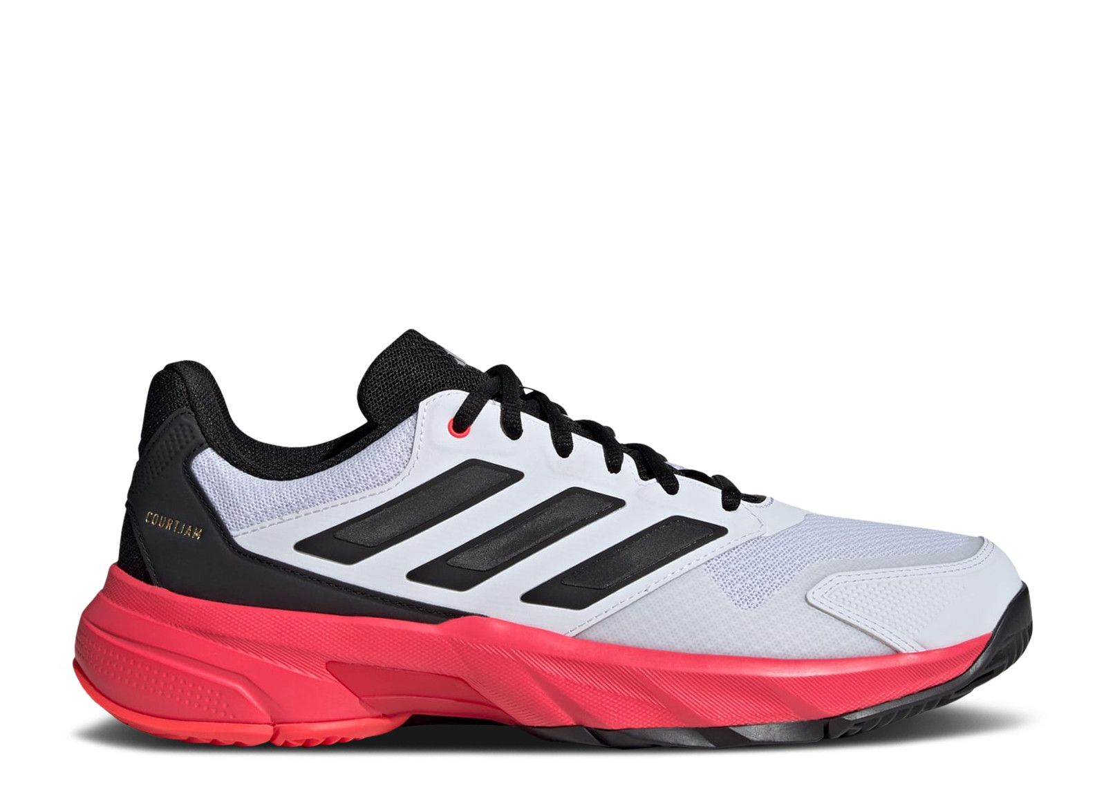 Adidas CourtJam Control 3 'White Black Lucid Red'