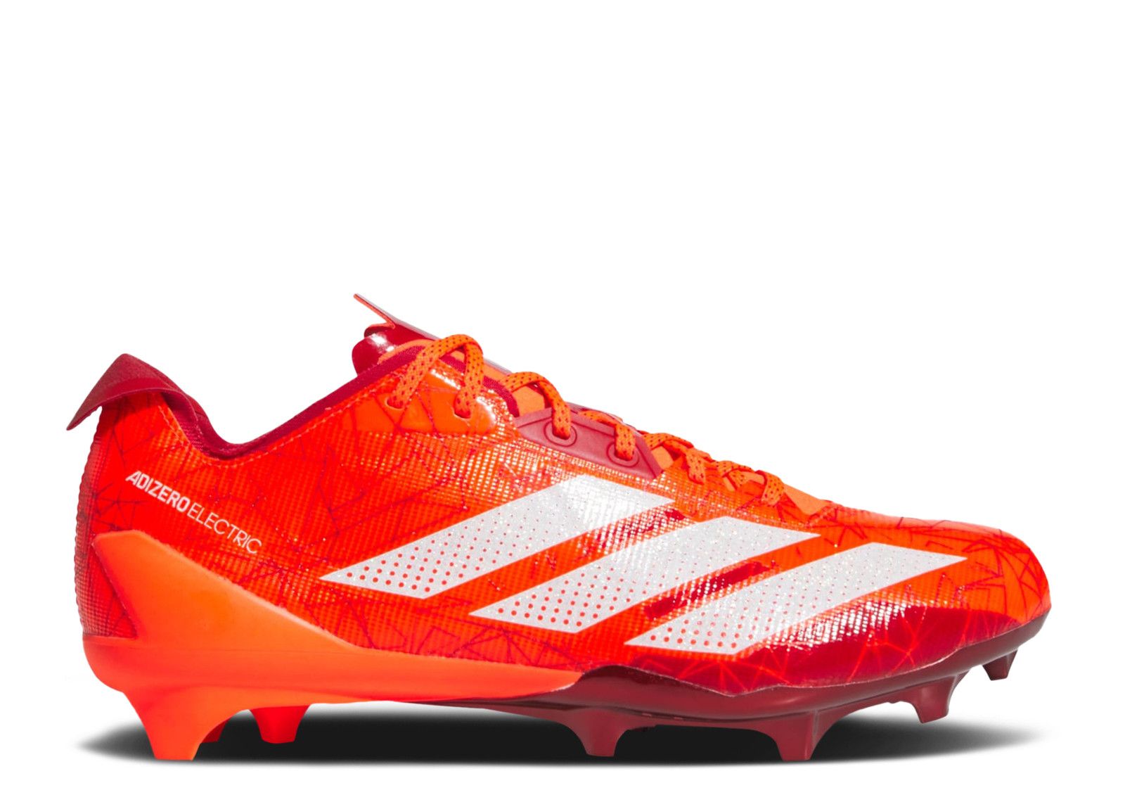 adidas Adizero Electric II Size 7 Men Football Cleats Solar Red White IE1442 NEW Men Adidas Adizero Electric II Solar Red Hidden Gem Football  main image 4