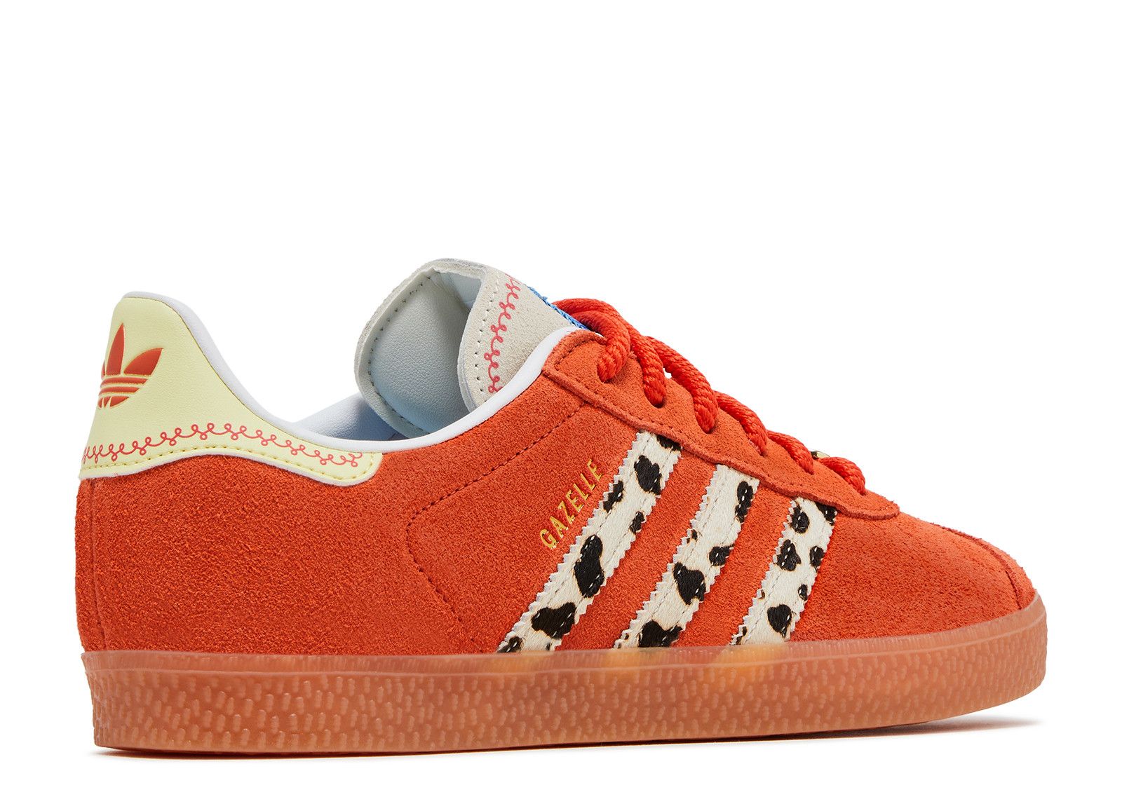 adidas Originals Boys Gazelle - Shoes Orange/White/Gum Size 06.0