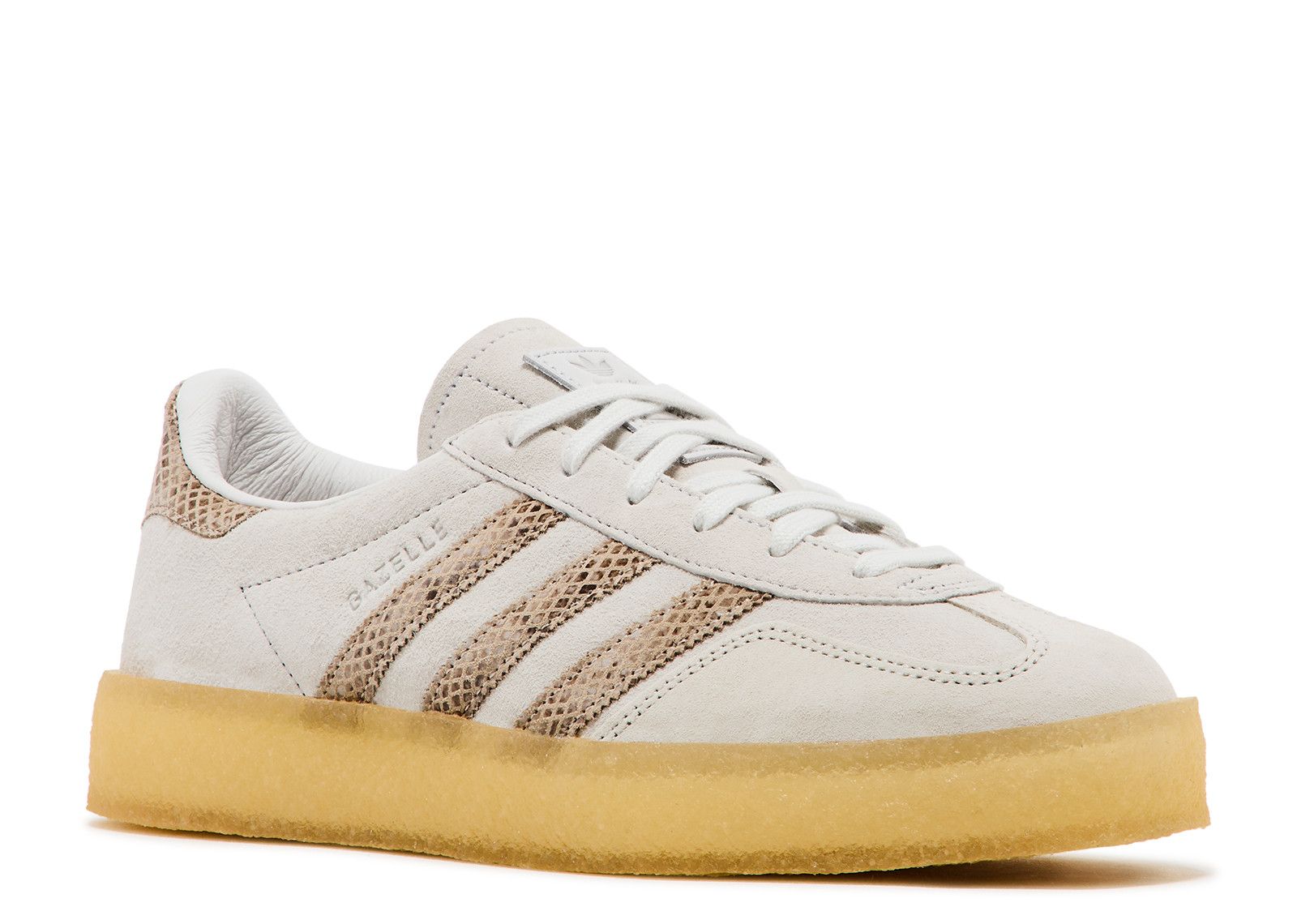 Ronnie Fieg X Clarks X 8th Street Gazelle Indoor 'Kithmas' - Adidas -  JS1754 - crystal white/brown | Flight Club