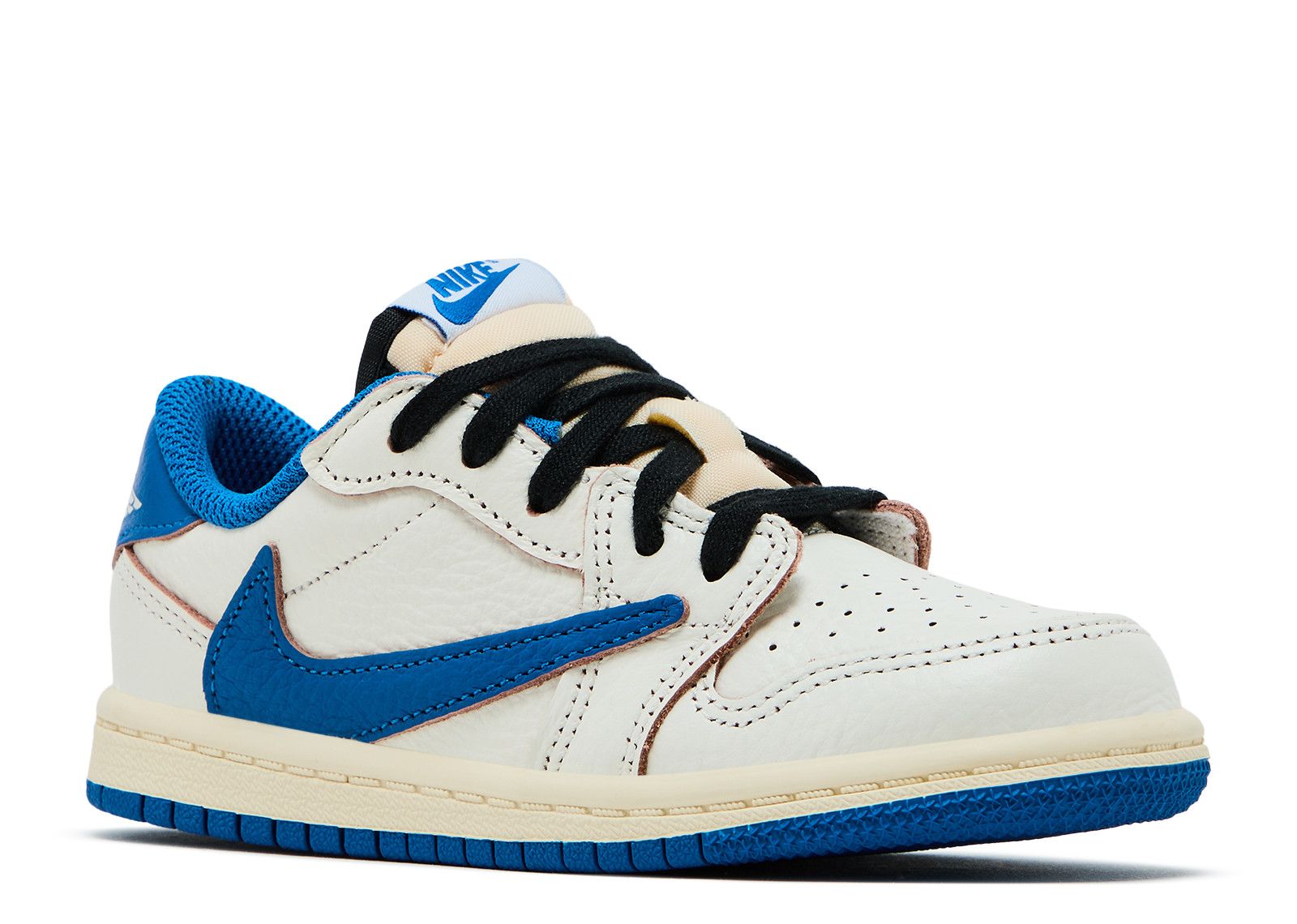 Fragment Design X Travis Scott X Jordan 1 Retro Low OG SP TD 'Sail