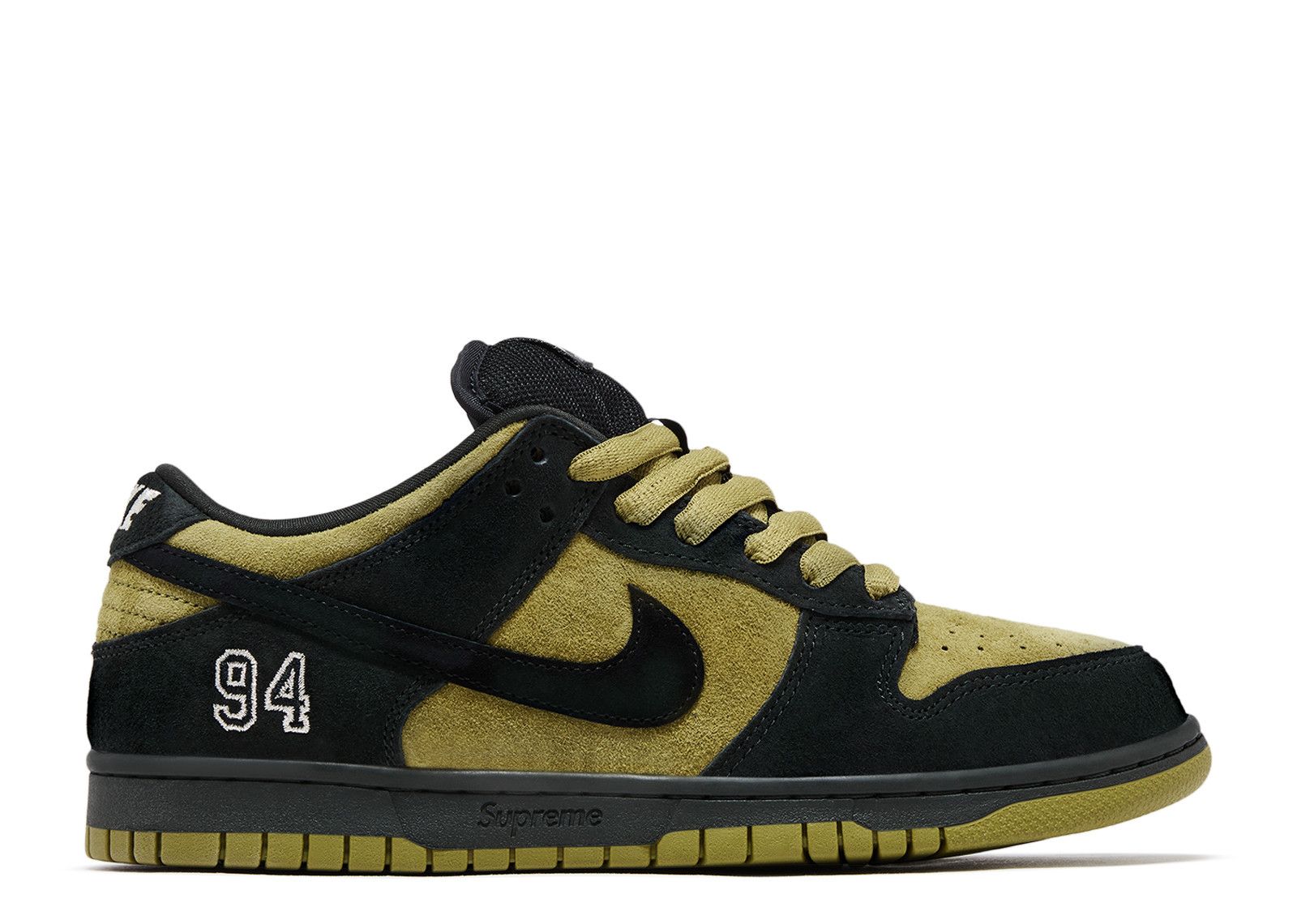 Supreme X Dunk Low SB 'Camper Green' - Nike - HQ8487 300