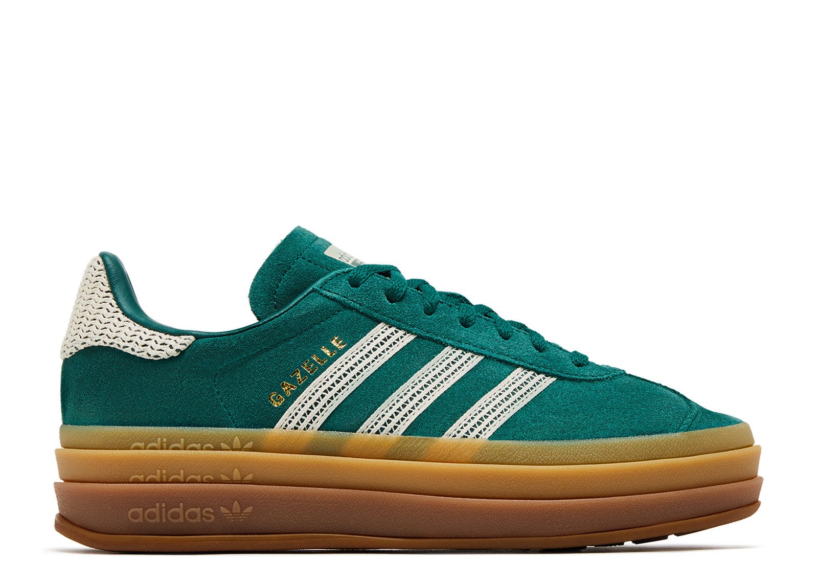 Wmns Gazelle Bold 'Crochet Pack Collegiate Green' - Adidas