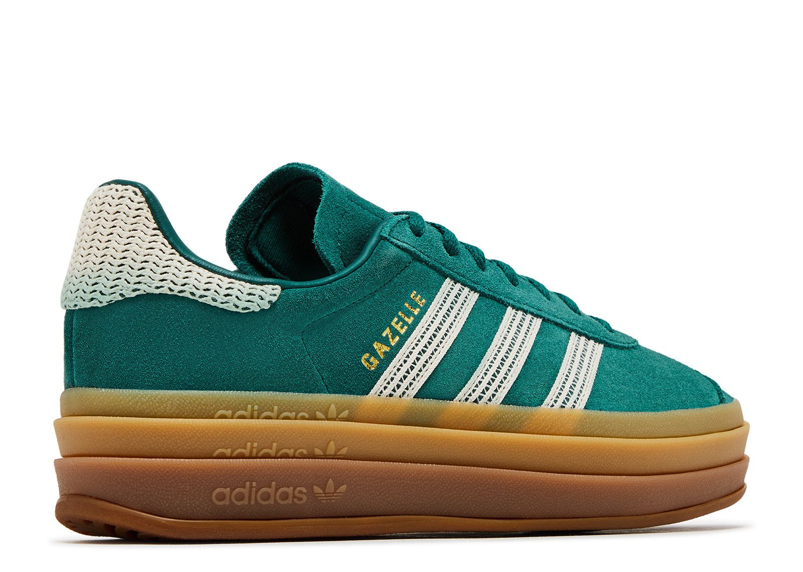 Wmns Gazelle Bold 'Crochet Pack Collegiate Green' - Adidas