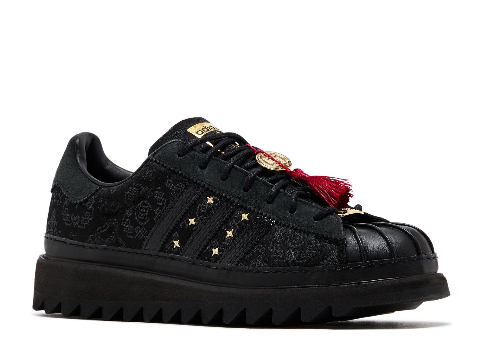 CLOT X Superstar 'Chinese New Year' - Adidas - JR5114 - core black