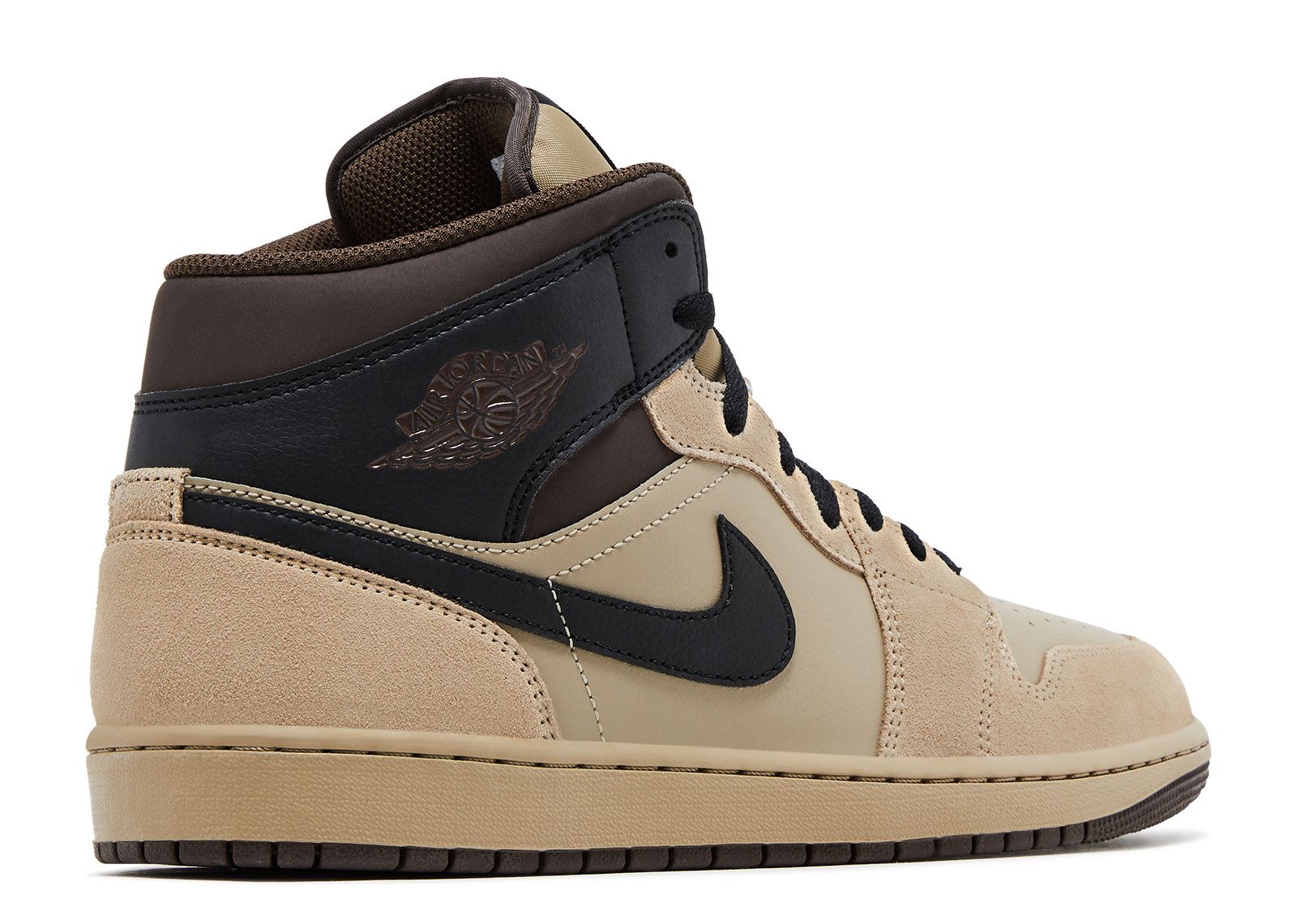 Jordan 1 Mid 'Khaki Black' - Air Jordan - HV6422 200 - khaki/black
