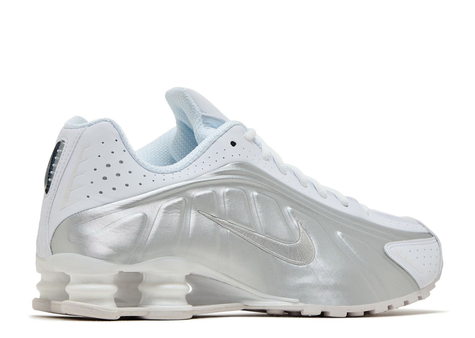 Nike Shox R4 White Metallic Silver HQ1988-101 Multiple 
Sizes Nike Shox R4 “White Metallic Silver” HQ1988 101 Size 8.5M/10W main image 3