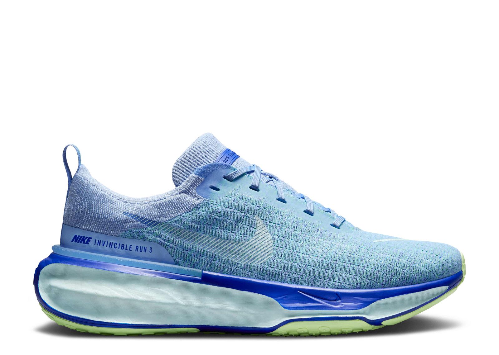 Nike Invincible Run 3 Athletic Shoes - Light Blue and Teal Nike Invincible 3 Aluminum / Racer Blue - Dec 2024 - DR2615  main image 4