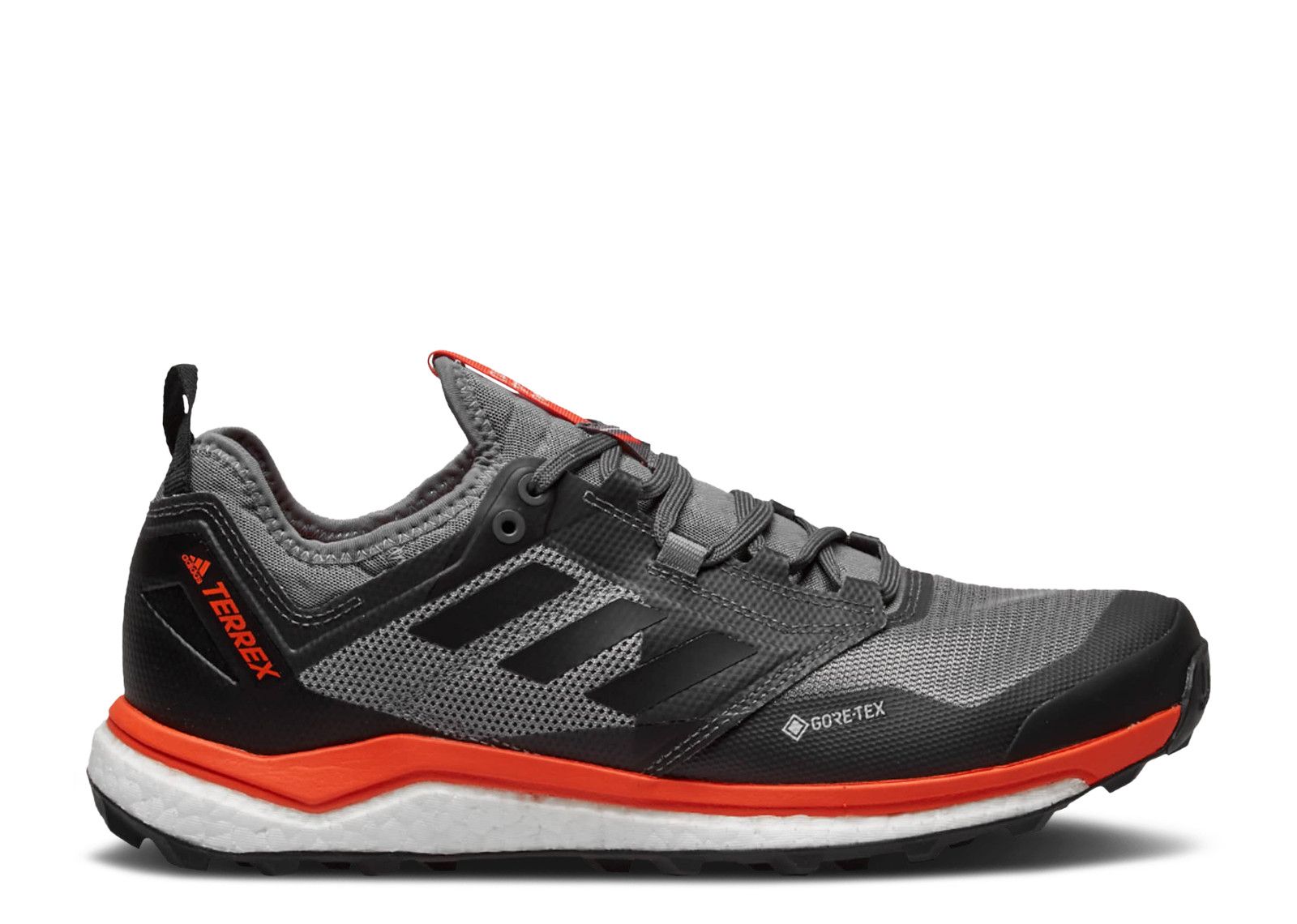 adidas Men's Terrex Agravic XT GTX Shoe - 9 - Grey Five / Black / Active Orange