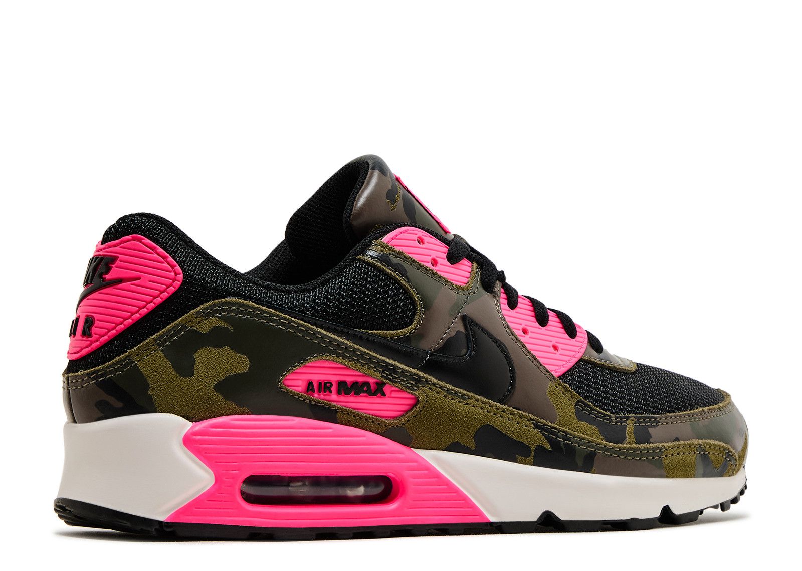 NIKE★AIR MAX 90 PREMIUM★CAMO★SEQUOIA/HYPER PINK Nike Air Max 90 Camo Pack Sequoia Hyper Pink Men's - IF1721