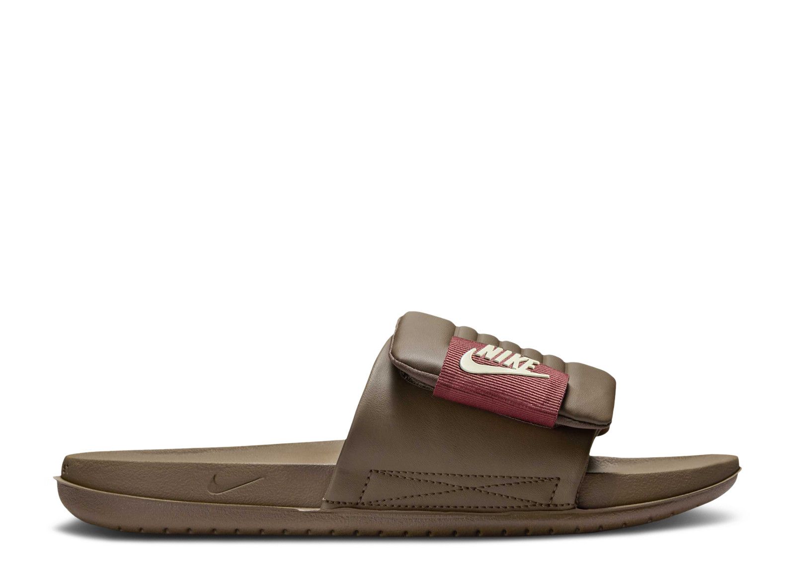 NEW Men\'s Nike Offcourt Adjust Slide Sz 11 Ironstone Coconut Milk DQ9624 005 NIKE OFFCOURT ADJUST SLIDE  main image 2