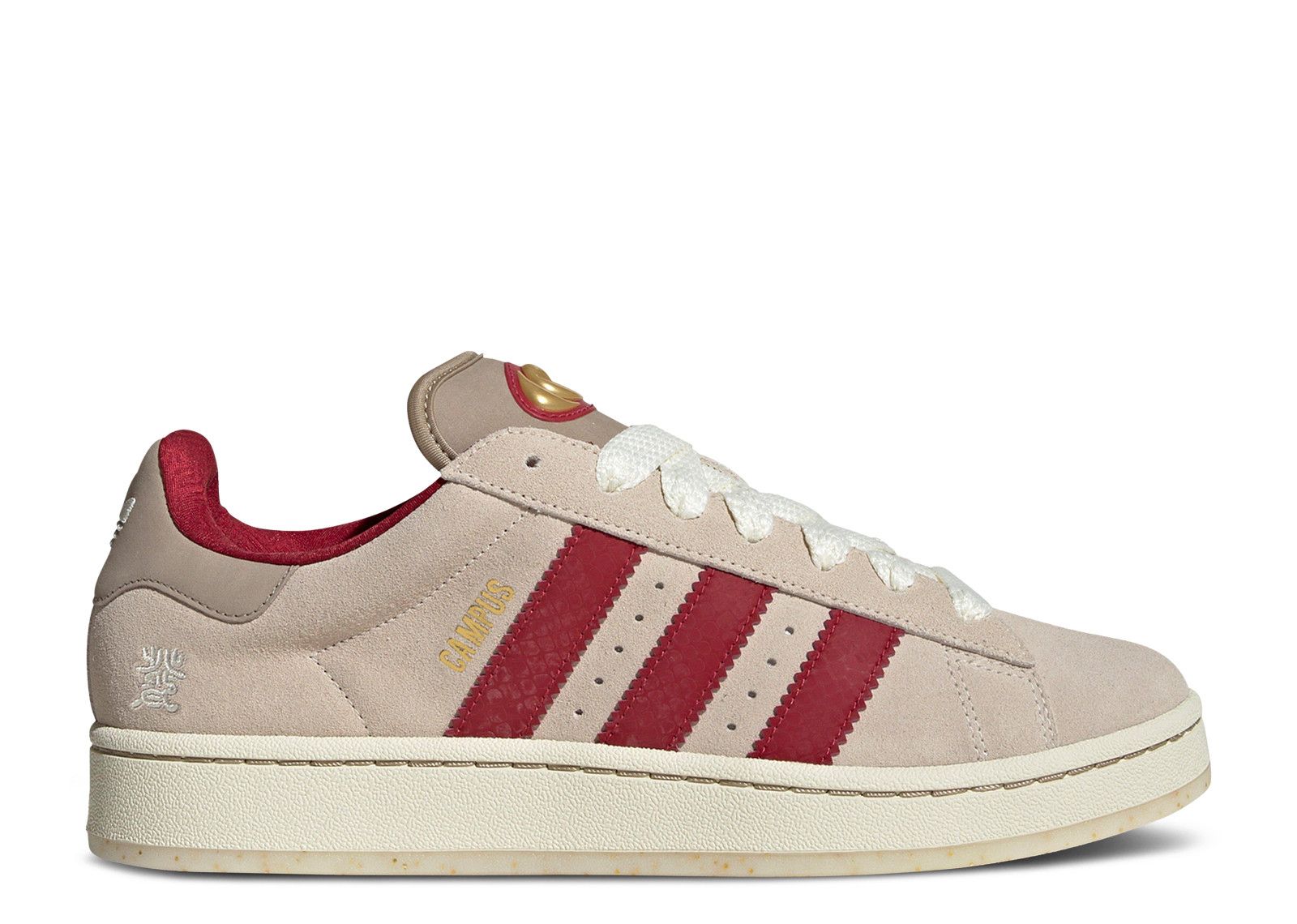 adidas gazelle silver green womens adidas Campus 00s x Liberty London Shoes - Women's - Semi Red / White / Gold main image 0