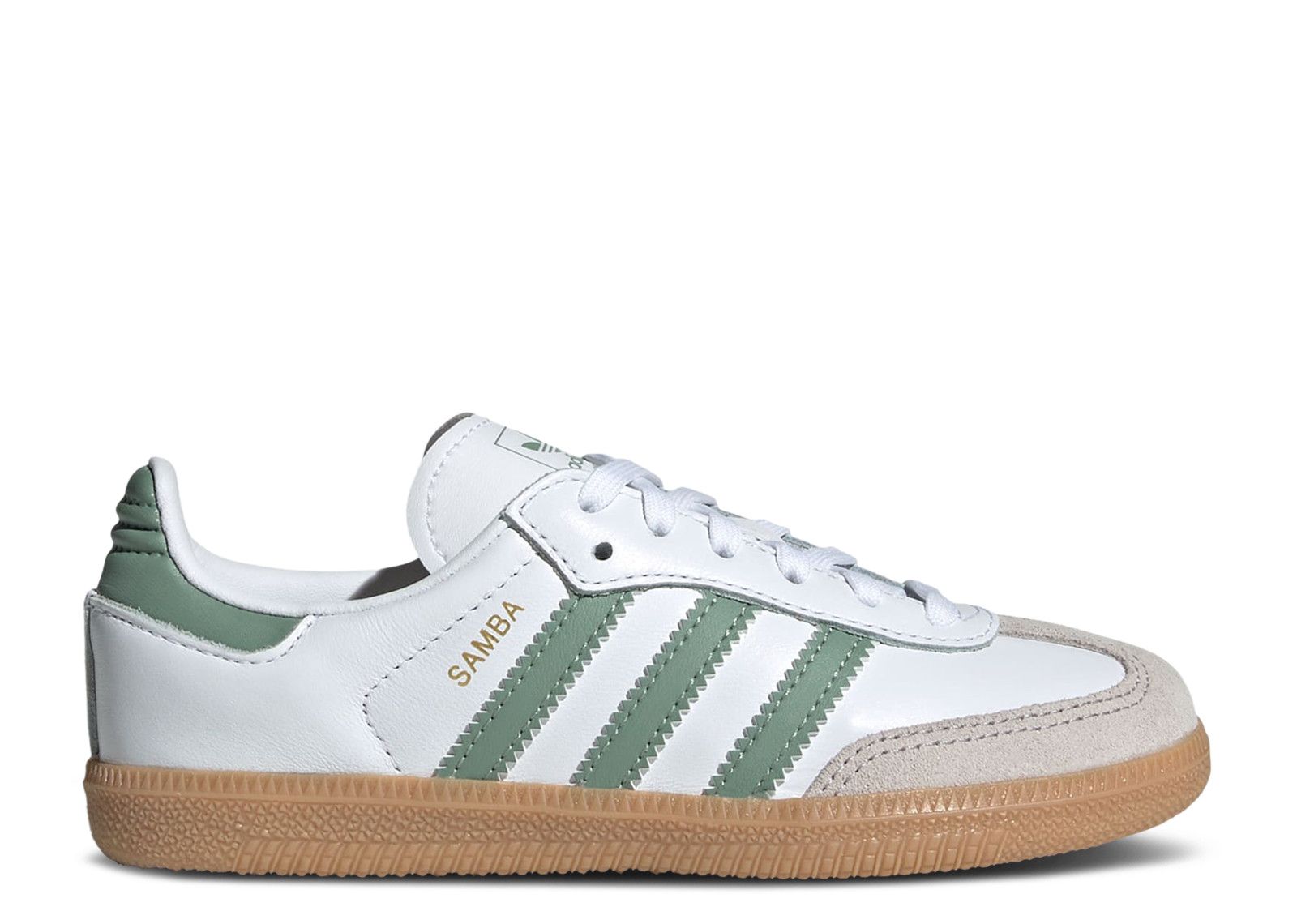 Samba OG C 'White Silver Green' - Adidas - JP5483 - cloud
