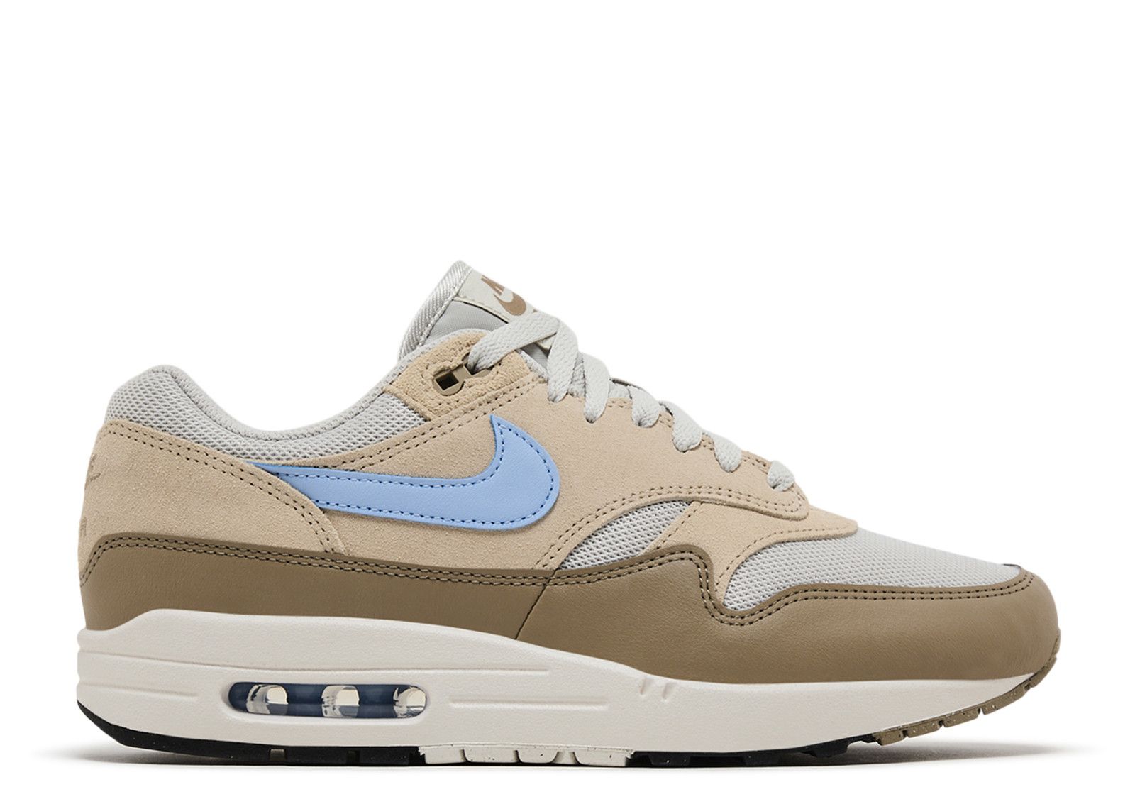 NIKE Air Max 1 - Light Bone Sanddrift Khaki Psychic Blue Shoes Men’s Size 10.5 NIKE AIR MAX 1 ESSENTIAL – Saint Alfred main image 2
