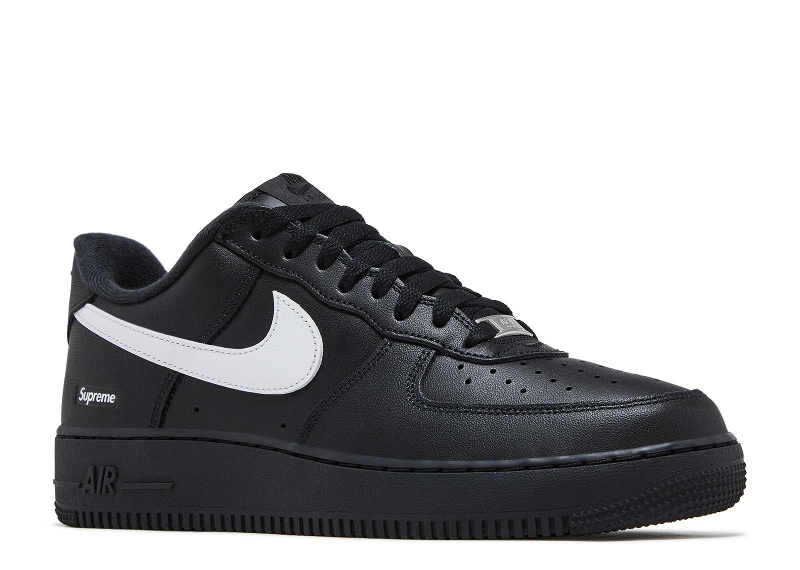 Supreme X Air Force 1 Low 'Box Logo Black White' - Nike - CU9225